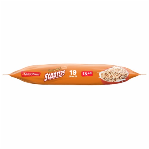 Malt-O-Meal® Honey Nut Scooters® Bag Cereal Perspective: bottom