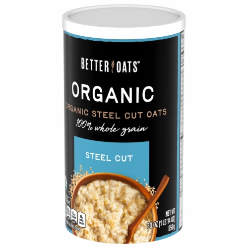 Better Oats Organic Steel Cut Oats Perspective: bottom