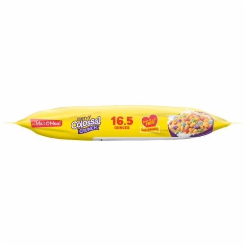 Malt-O-Meal® Berry Colossal Crunch® Bag Cereal Perspective: bottom