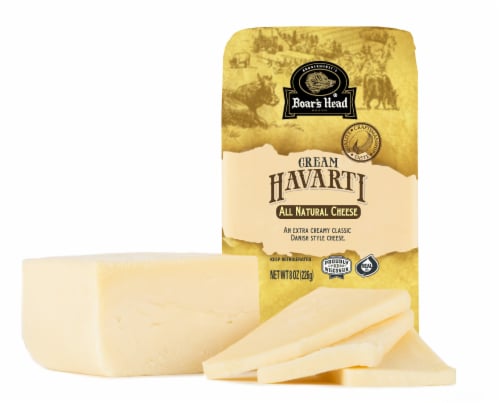 Boar's Head Cream Havarti Cheese Perspective: bottom