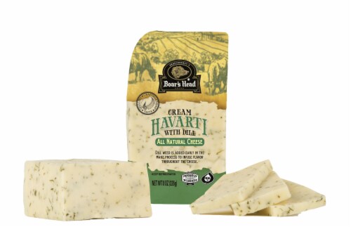 Boar's Head Cream Havarti Cheese with Dill Perspective: bottom