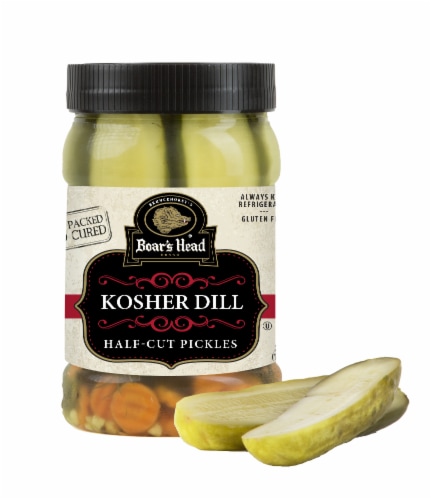 Boar's Head Kosher Dill Half Cut Pickles Perspective: bottom