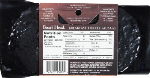 Boar’s Head All Natural Turkey Sausage Perspective: bottom