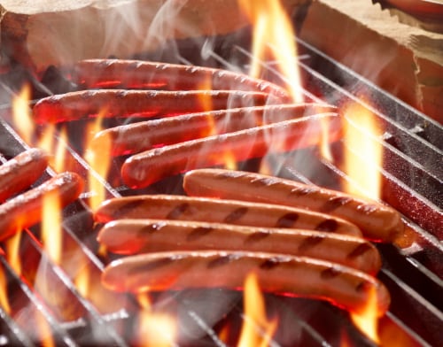 Boar's Head Natural Casing Original Uncured Pork & Beef Franks Perspective: bottom