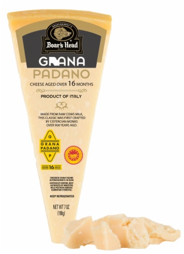 Boar's Head Grana Padano Cheese Perspective: bottom