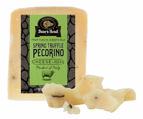 Boar's Head Spring Truffle Pecorino Cheese Perspective: bottom