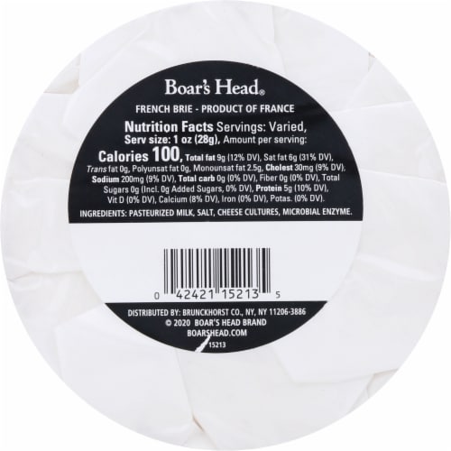 Boar's Head French Brie Cheese Perspective: bottom