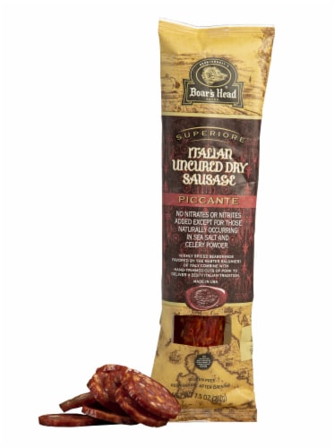 Boar's Head Superiore Italian Uncured Dry Sausage Piccante Perspective: bottom