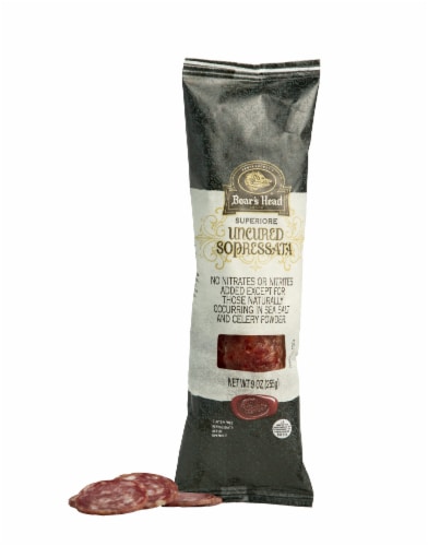 Boar's Head Superiore Uncured Sopressata Dry Sausage Perspective: bottom