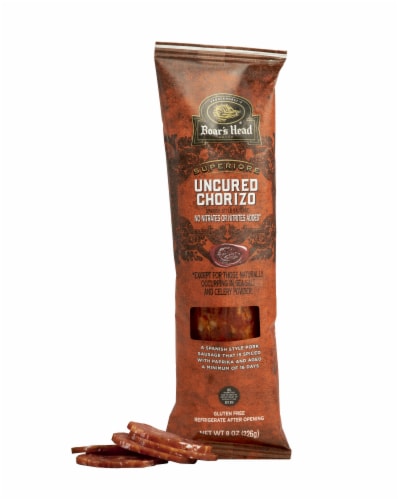 Boar's Head Superiore Uncured Chorizo Spanish Style Sausage Perspective: bottom