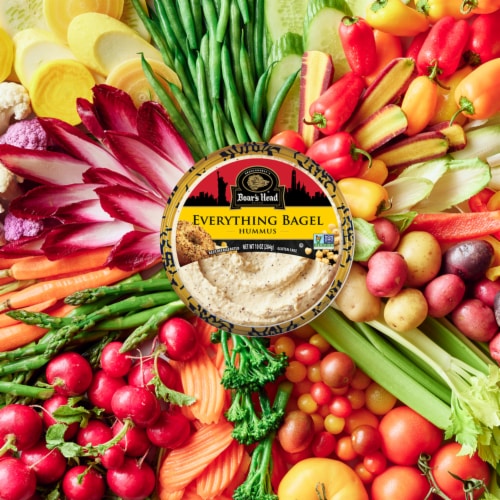 Boar's Head Everything Bagel Hummus 10 oz Perspective: bottom