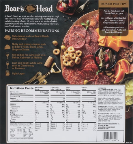 Boar's Head Charcuterie Tray Perspective: bottom