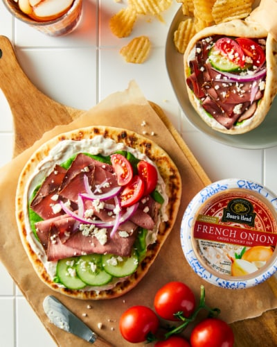 Boar's Head French Onion Greek Yogurt Dip 12 oz Perspective: bottom