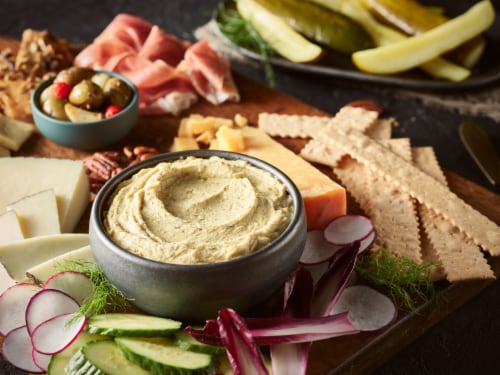 Boar's Head Dill Pickle Hummus 10 oz Perspective: bottom