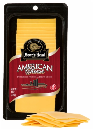 Boar's Head Yellow American Cheese Perspective: bottom