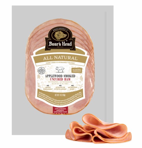 Boar's Head All Natural Applewood Smoked Uncured Ham Perspective: bottom