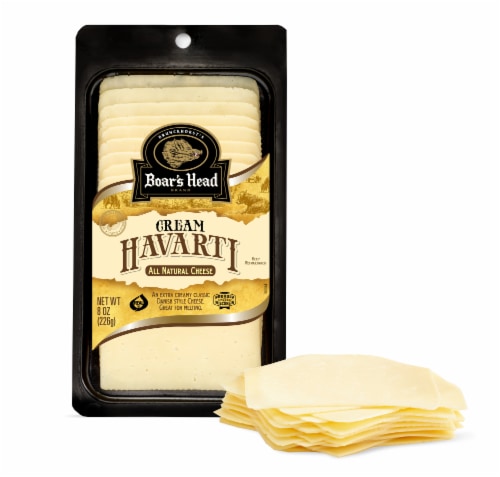 Boar's Head Cream Havarti Cheese Perspective: bottom