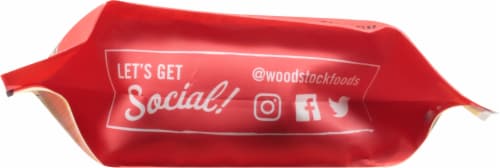 Woodstock Farms Organic Dark Chocolate Almonds Perspective: bottom
