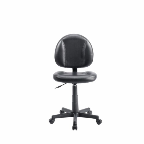 Sauder Adjustable Task Chair - Black Perspective: bottom