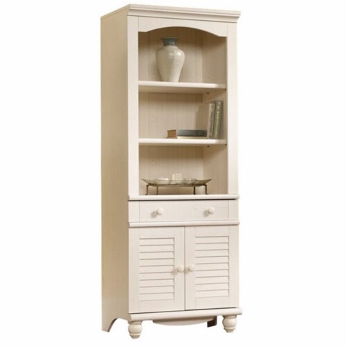 Sauder harbor view bookcase antique white discount