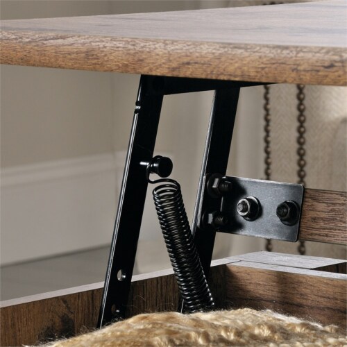 Sauder Palladia Wood Lift Top Coffee Table with Open Shelf Space