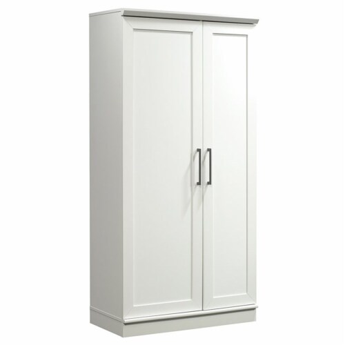 Sauder Homeplus 35 Storage Cabinet in White 1 Harris Teeter
