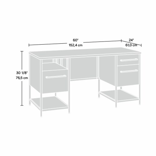 Sauder boulevard cafe executive desk deals