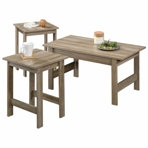Sauder 3 piece table cheap set