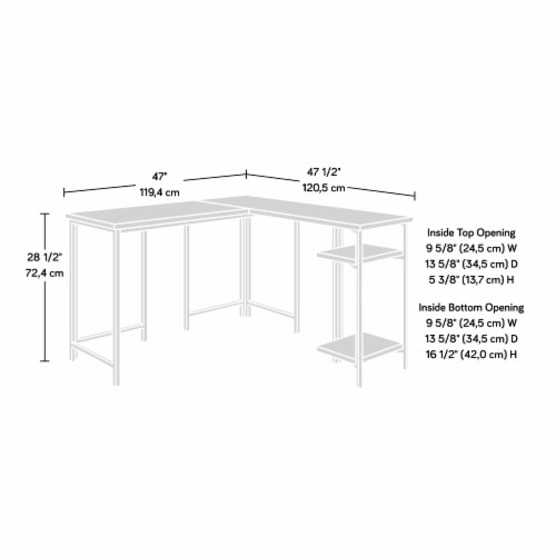 Sauder north avenue l shaped desk discount