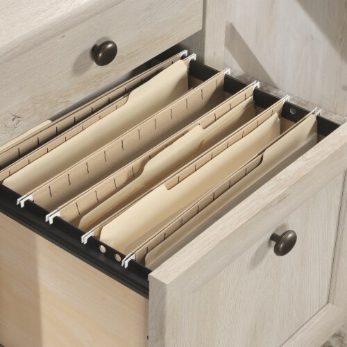 Sauder edge shop water chalked chestnut