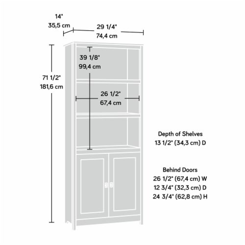 Sauder cottage road shop bookcase