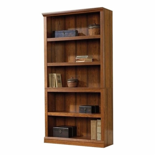 Sauder Select Collection 5-Shelf Washington Cherry Bookcase Perspective: bottom