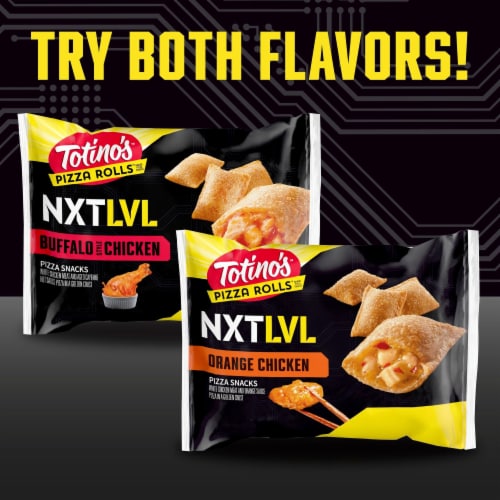 Totino's Pizza Rolls NXTLVL Buffalo Style Chicken Flavored Frozen Snacks Perspective: bottom