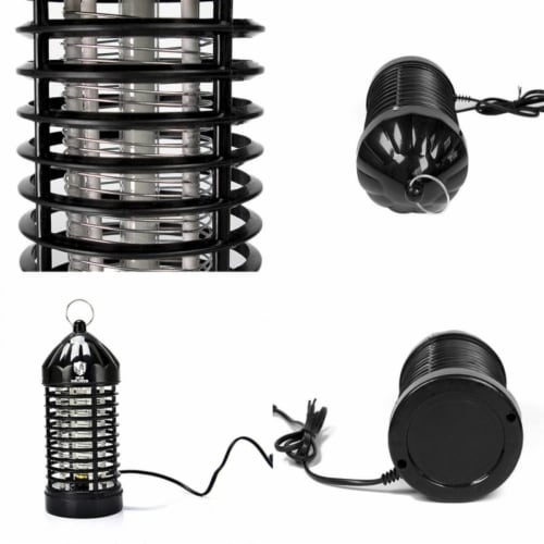 BugSoldier Mosquito Killer Electronic Trap Insect Bug Zapper Repel 8.25 , Black Perspective: bottom