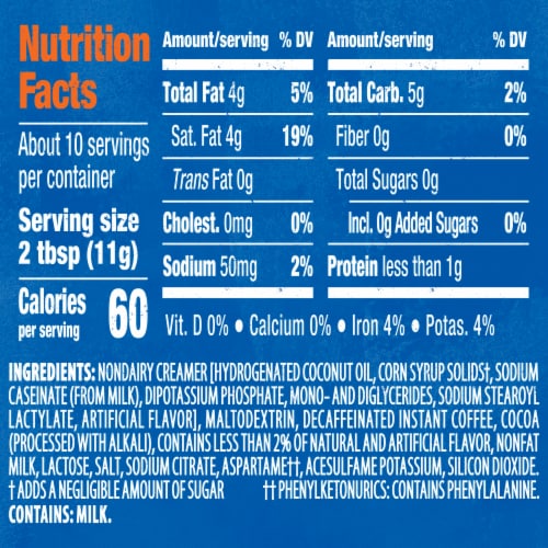 Maxwell House International Suisse Mocha Cafe-Style Decaf Sugar Free Instant Coffee Beverage Mix Perspective: bottom