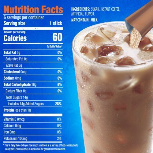 Maxwell House International Hazelnut Iced Latte Instant Coffee Perspective: bottom