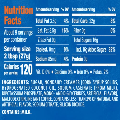 Maxwell House International Vanilla Bean Latte Cafe-Style Instant Coffee Beverage Mix Perspective: bottom