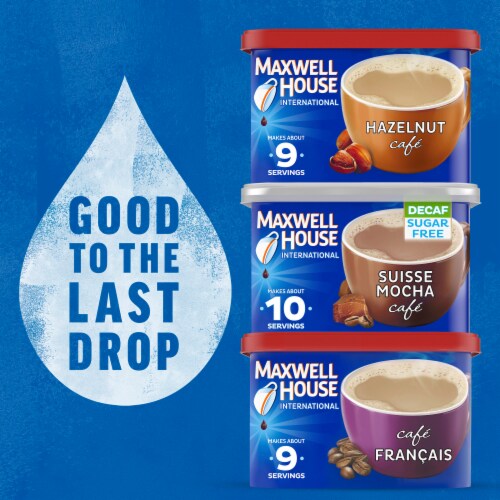 Maxwell House International Hazelnut Café Instant Coffee Perspective: bottom