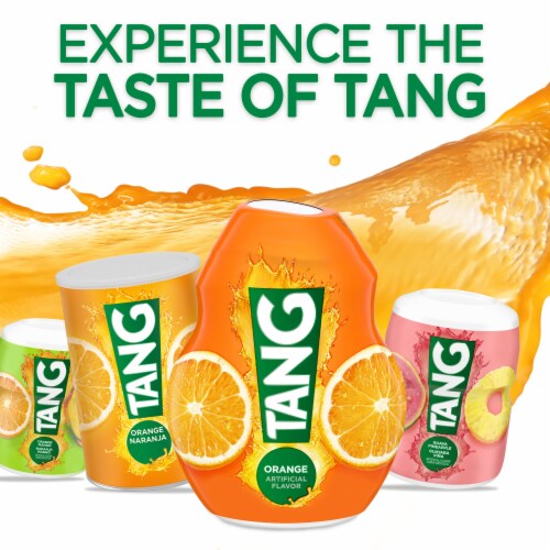Tang Orange Artificially Flavored Liquid Soft Drink Mix, Bottle Perspective: bottom