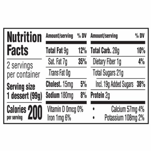 COLLIDERS™ Twisted HERSHEY'S COOKIES ‘N’ CREME Refrigerated Dessert Perspective: bottom