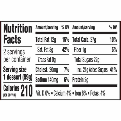COLLIDERS™ Chopped HERSHEY’S Chocolate Refrigerated Dessert Perspective: bottom