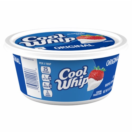 Cool Whip Original Whipped Cream Topping Perspective: bottom
