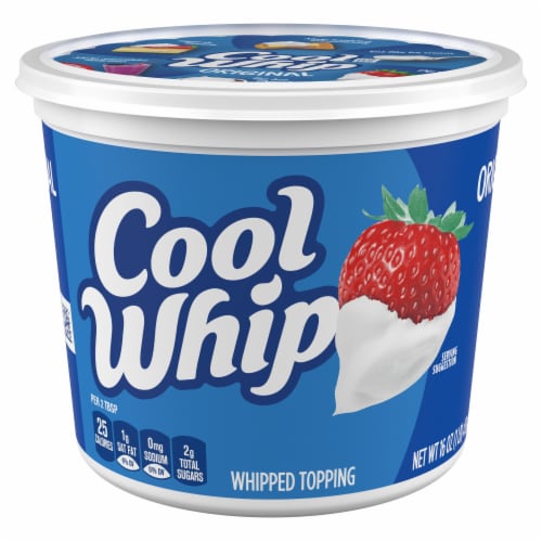 Cool Whip Original Whipped Cream Topping Perspective: bottom