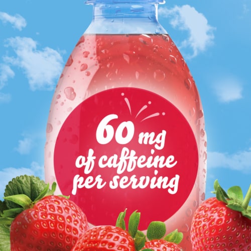 Crystal Light Wild Strawberry Powdered Drink Mix with Caffeine On the Go Packets Perspective: bottom