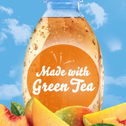 Crystal Light Peach Mango Green Tea Naturally Flavored Powdered Drink Mix Perspective: bottom
