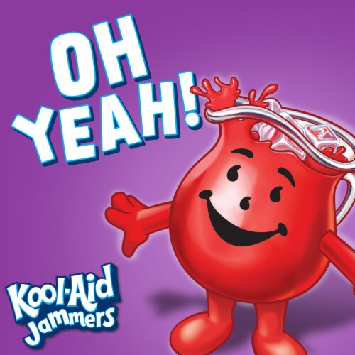 Kool Aid Jammers Grape Kids Drink 0% Juice Box Pouches Perspective: bottom