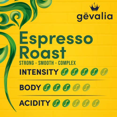 Gevalia Espresso Roast Dark Roast Ground Coffee Perspective: bottom
