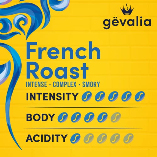 Gevalia French Roast Dark Roast Ground Coffee Perspective: bottom
