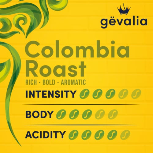 Gevalia Colombia Medium Roast Ground Coffee Perspective: bottom