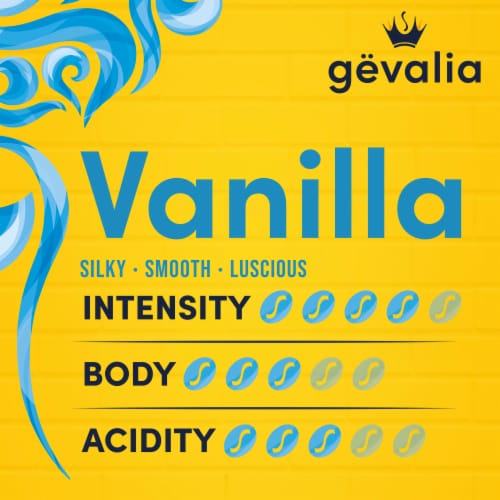 Gevalia Vanilla Light Roast Ground Coffee Perspective: bottom
